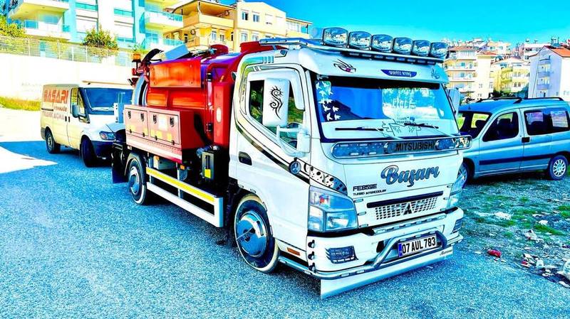 Manavgat Tıkanık Açma araç filosu